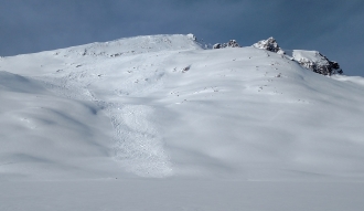 Natural Avalanche Mount Fox - Cooke City 