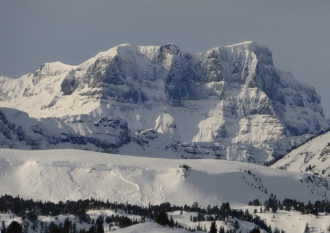 Natural Avalanche near Lulu Pass Cooke City - 2/6/15