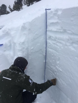 Deep snowpack - Cooke City